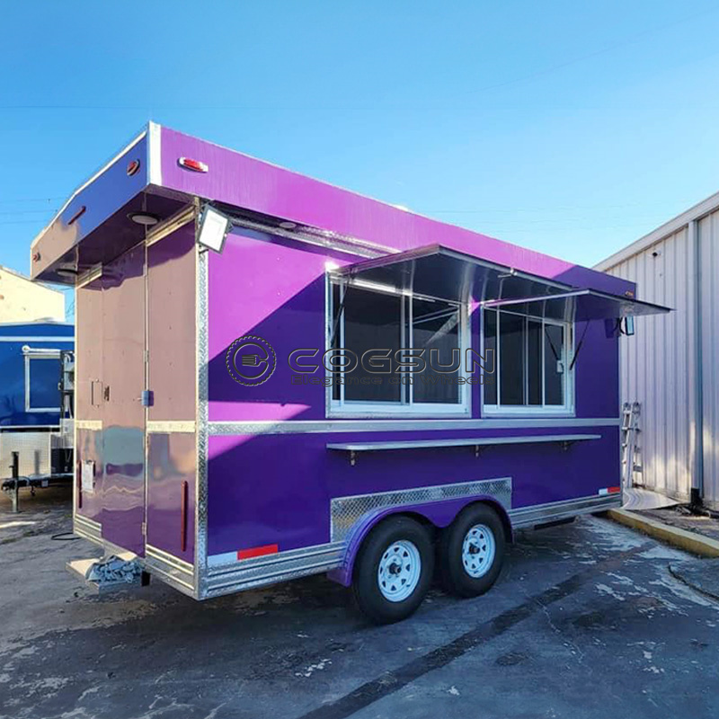 Hot Dog Vending Cart - Camion de restauration rapide mobile COGSUN,