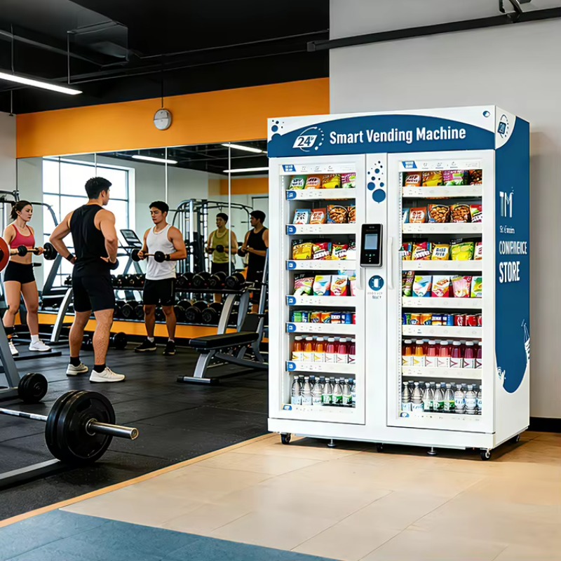 Open Vending Machine - Réfrigérateur intelligent IA UE/US sans espèces