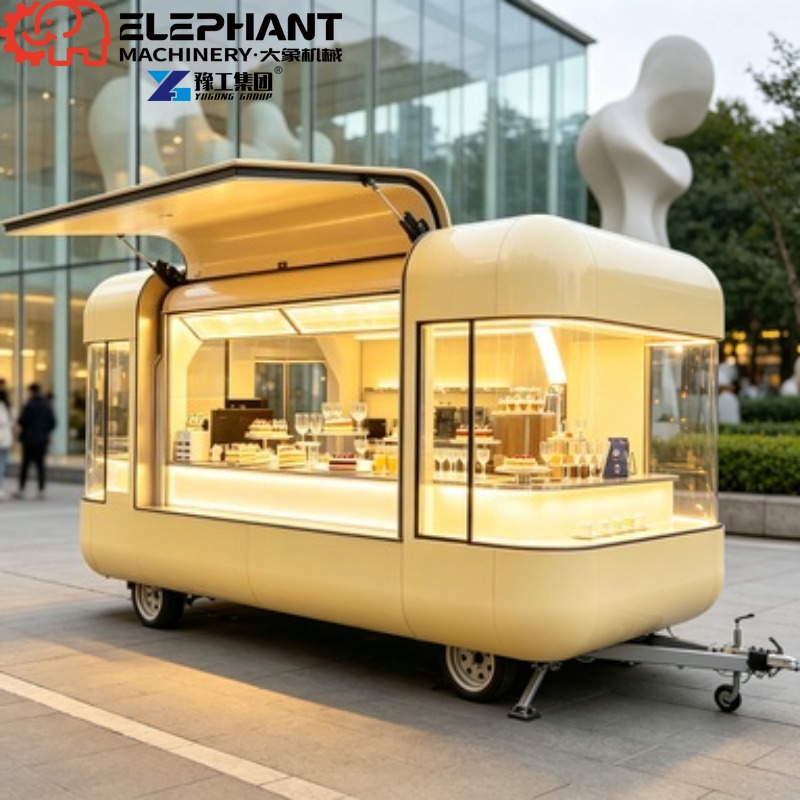 Hot Dog Vending Cart - Remorque alimentaire mobile commerciale, chariot à