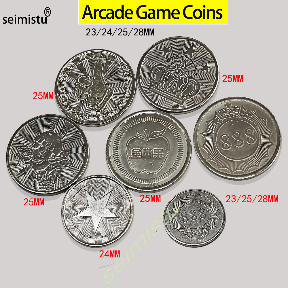 Arcade Toy Vending Machine - 100 pièces en acier inoxydable 23/24/25mm