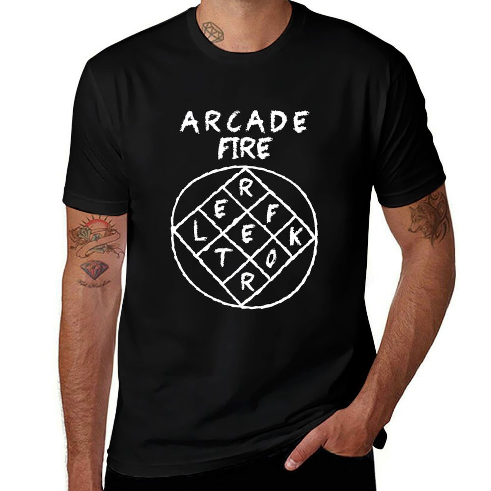 Arcade No - Arcade Fire Reflektor T-Shirt Active Sports