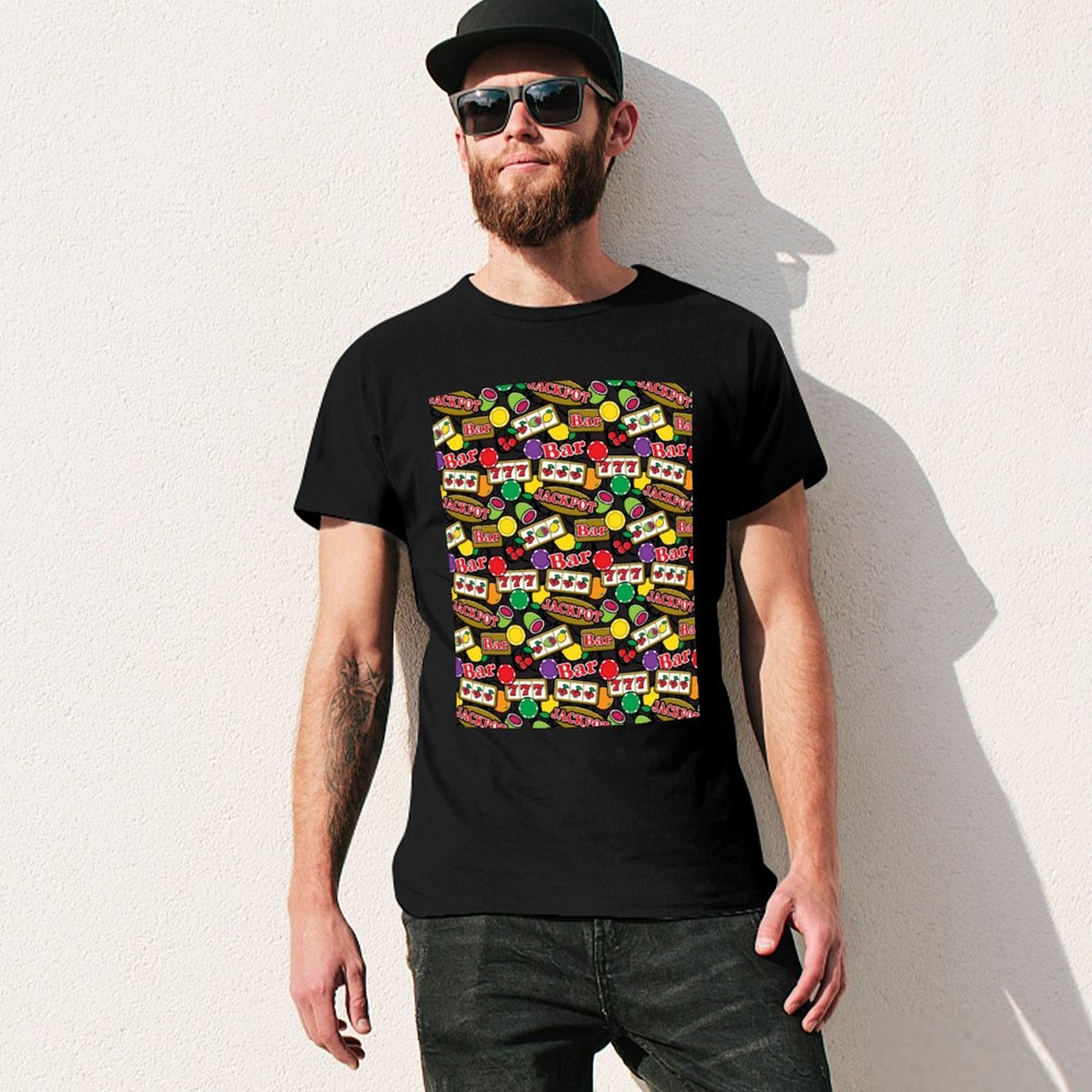T-shirt décontracté léger à ma - Fruit Slot Machine avis et prix