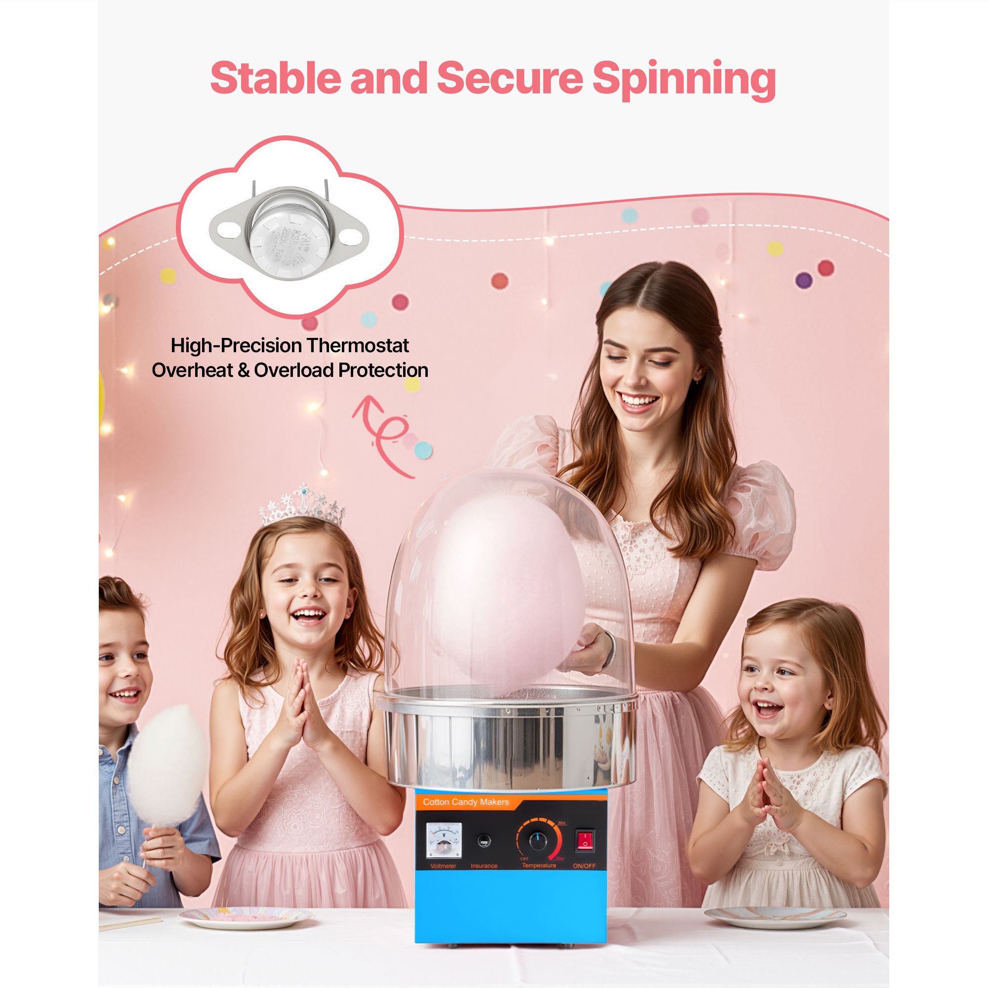 Machine à barbe à papa électri - Candy Floss Machine avis et prix